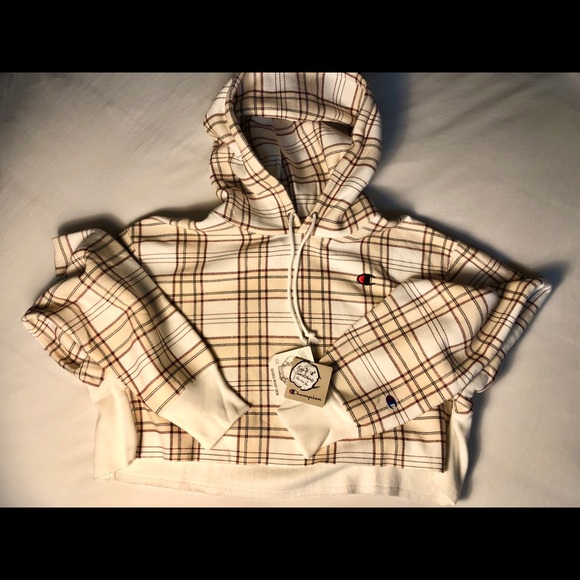 champion tartan hoodie